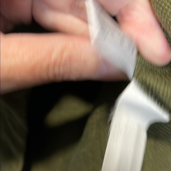 LOFT Olive Green Mini Tie Front Cargo Skirt - Picture 5 of 6